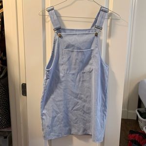 (S) Light Blue dress overalls